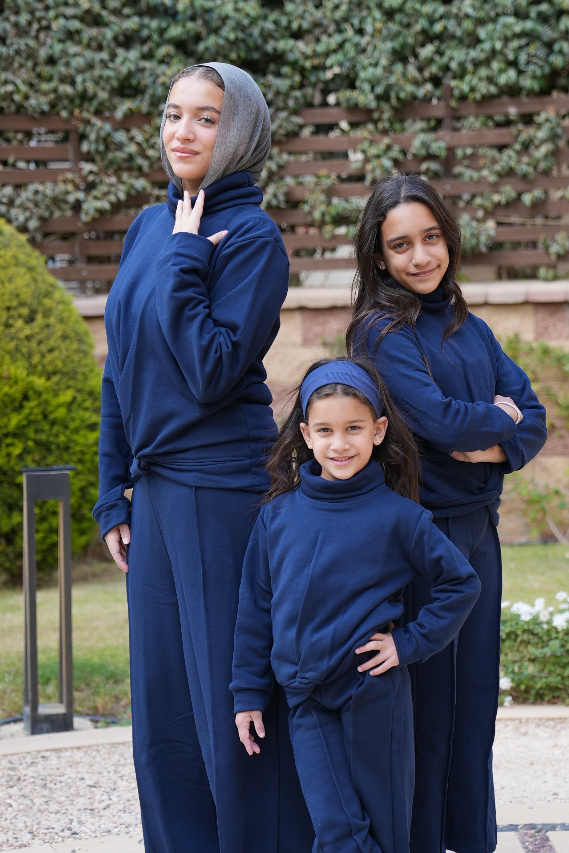 Front knot Melton Set for Women