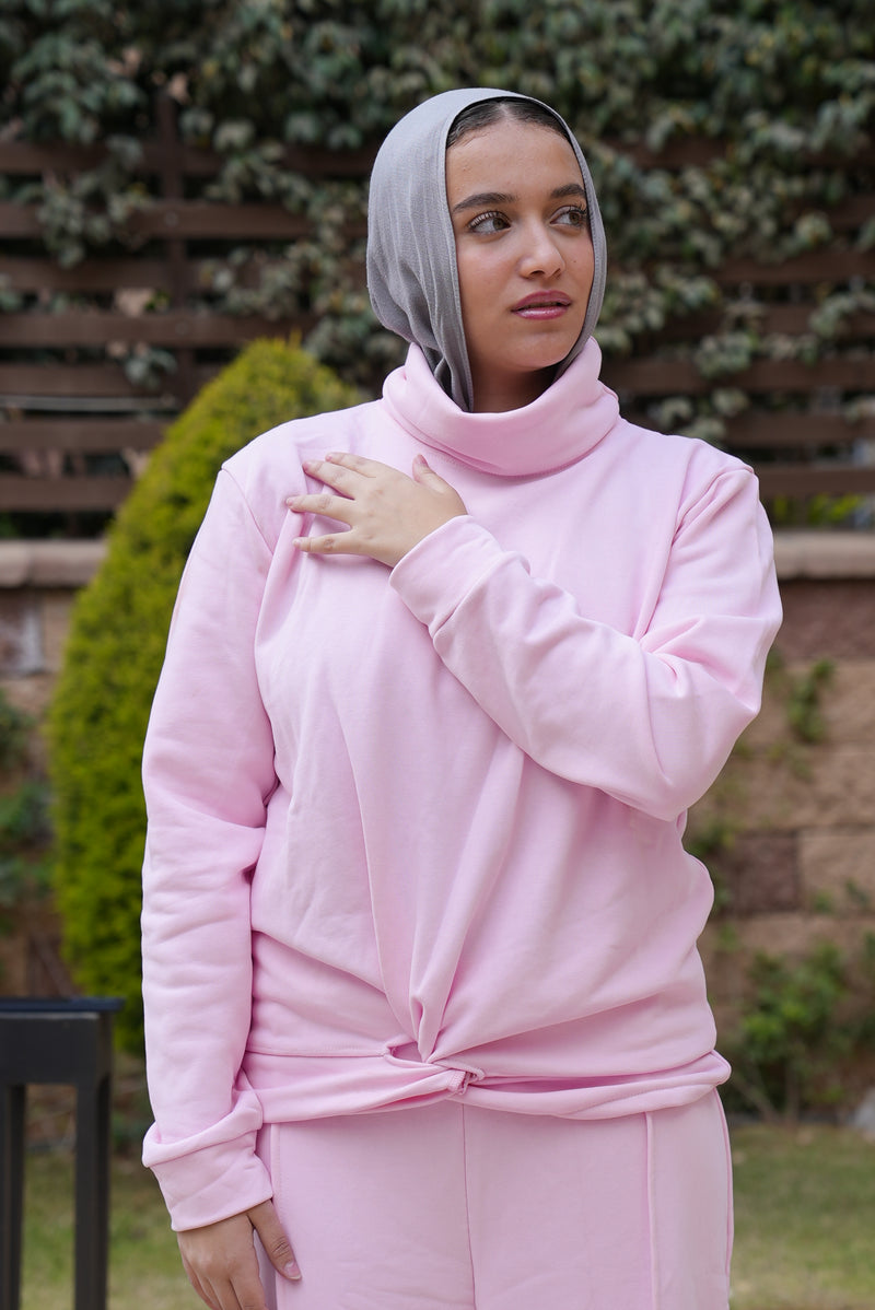 Front knot Melton Set for Women