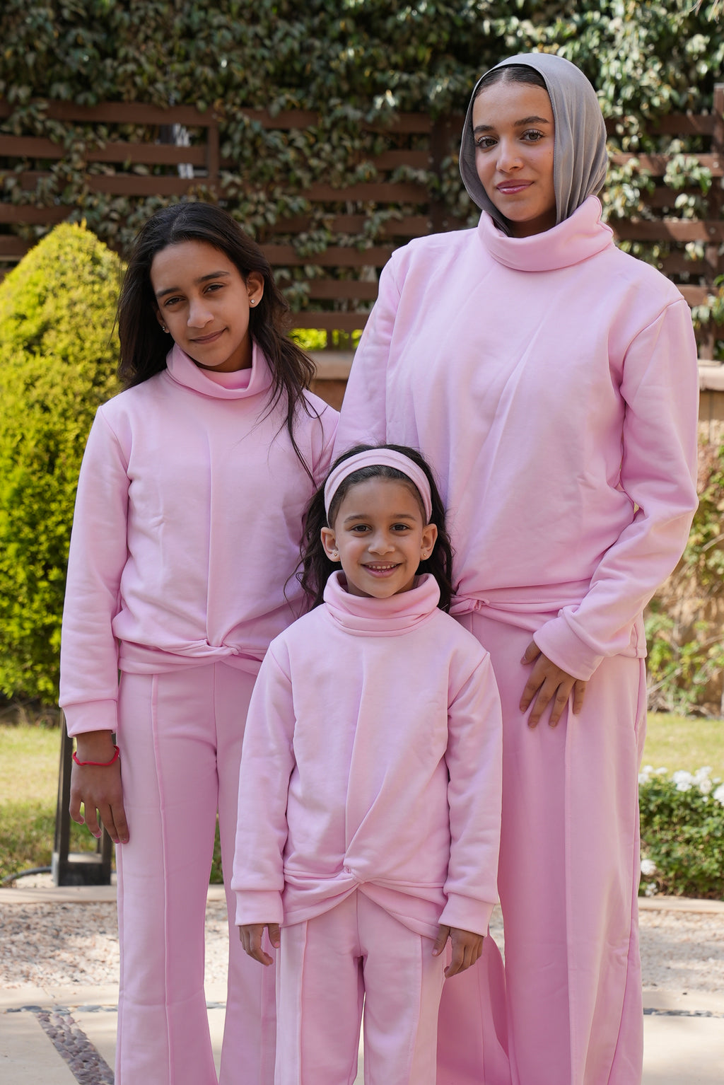 Front knot Melton Set for Women