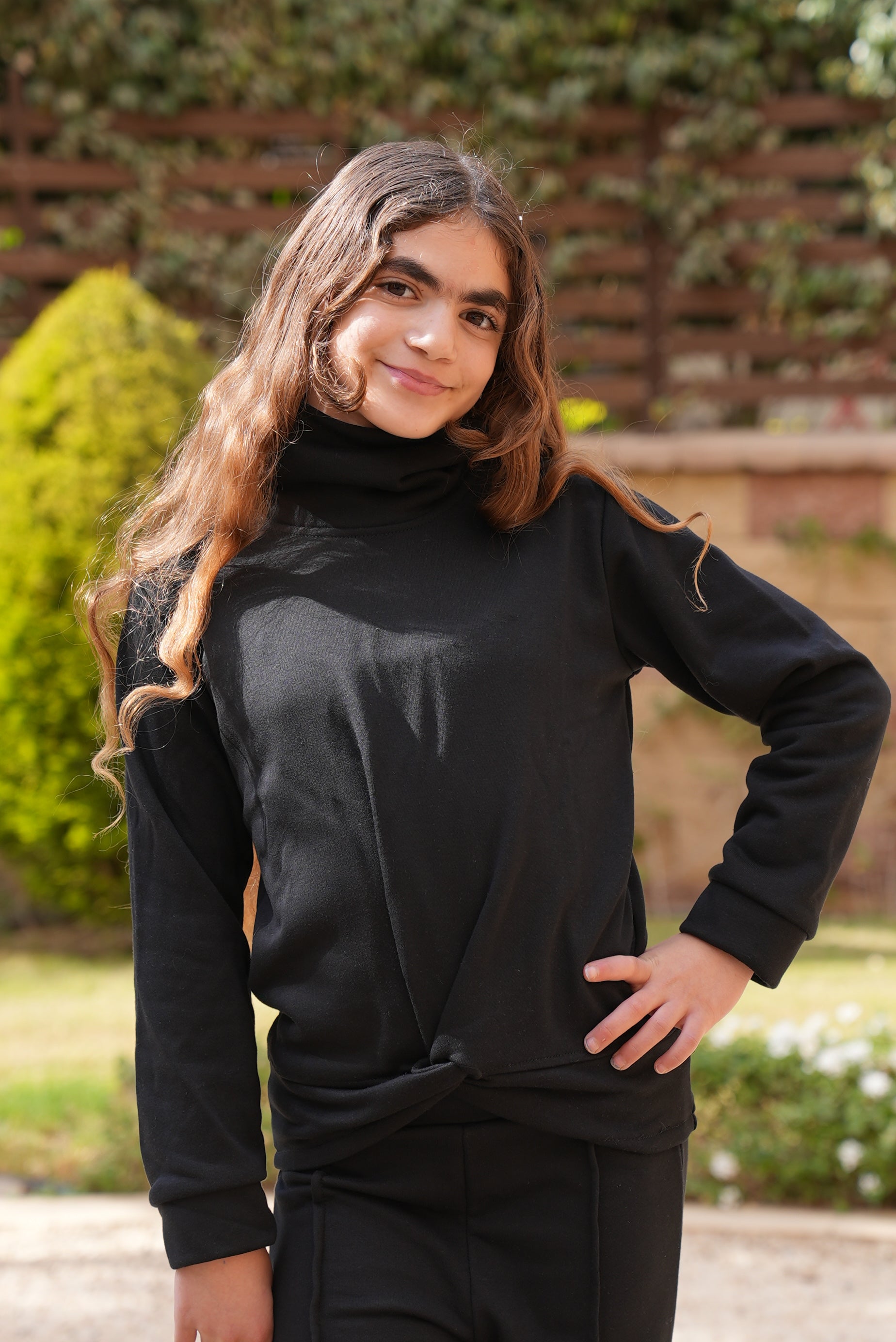 Front Knot Melton Set for Kids